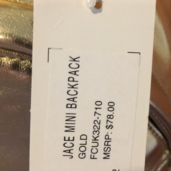 ?NWT French Connection Faux Leather Mini Backpack main image 4